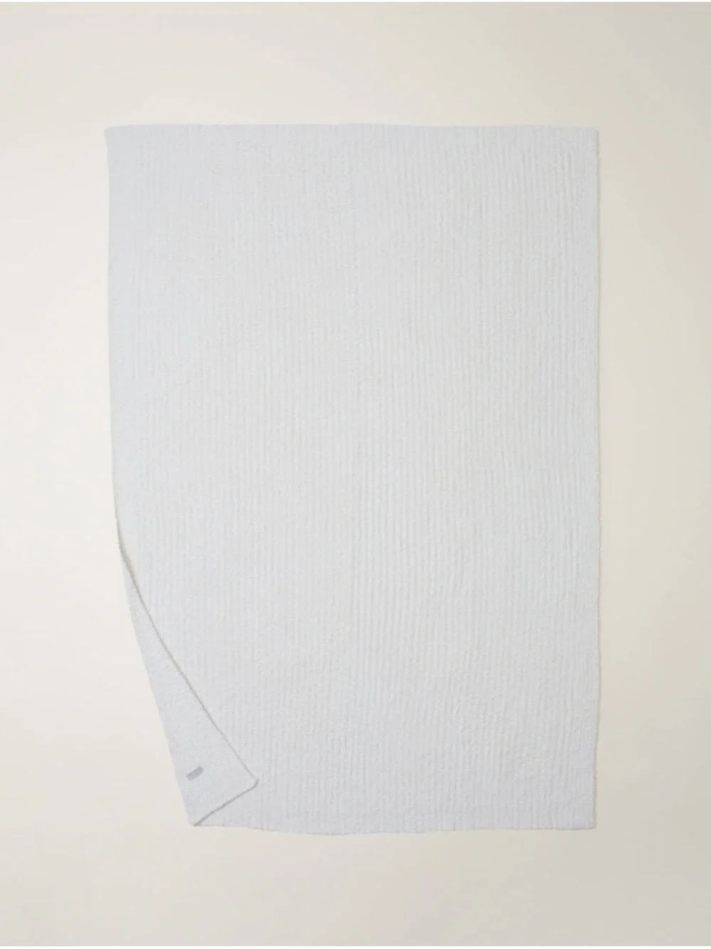 Barefoot Dreams CozyChic Ribbed Throw - Pearl - Picture 3 of 4